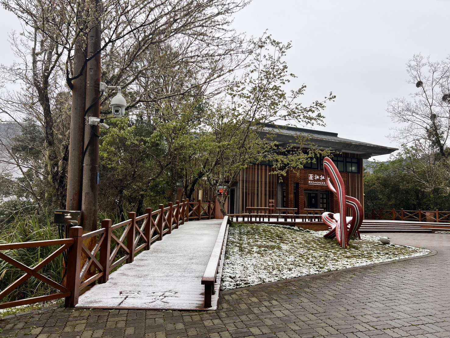 強烈大陸冷氣團來襲 桃園拉拉山降3月雪 S 2990376 0 0