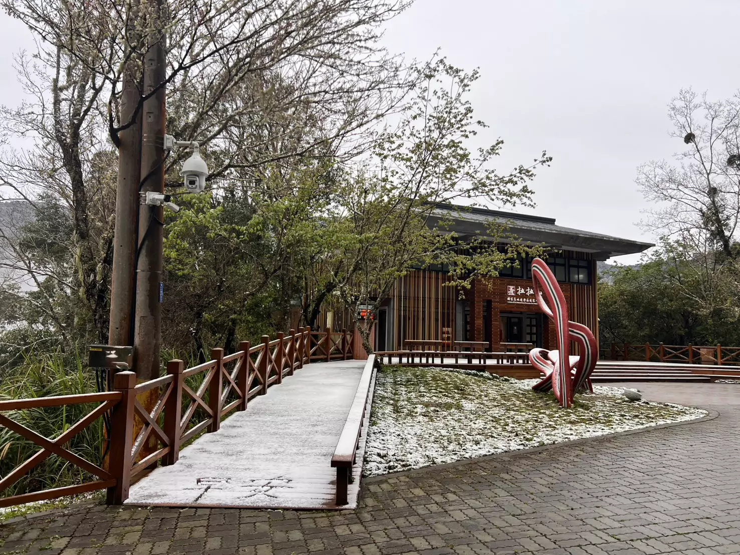 強烈大陸冷氣團來襲 桃園拉拉山降3月雪 S 2990376 0 0