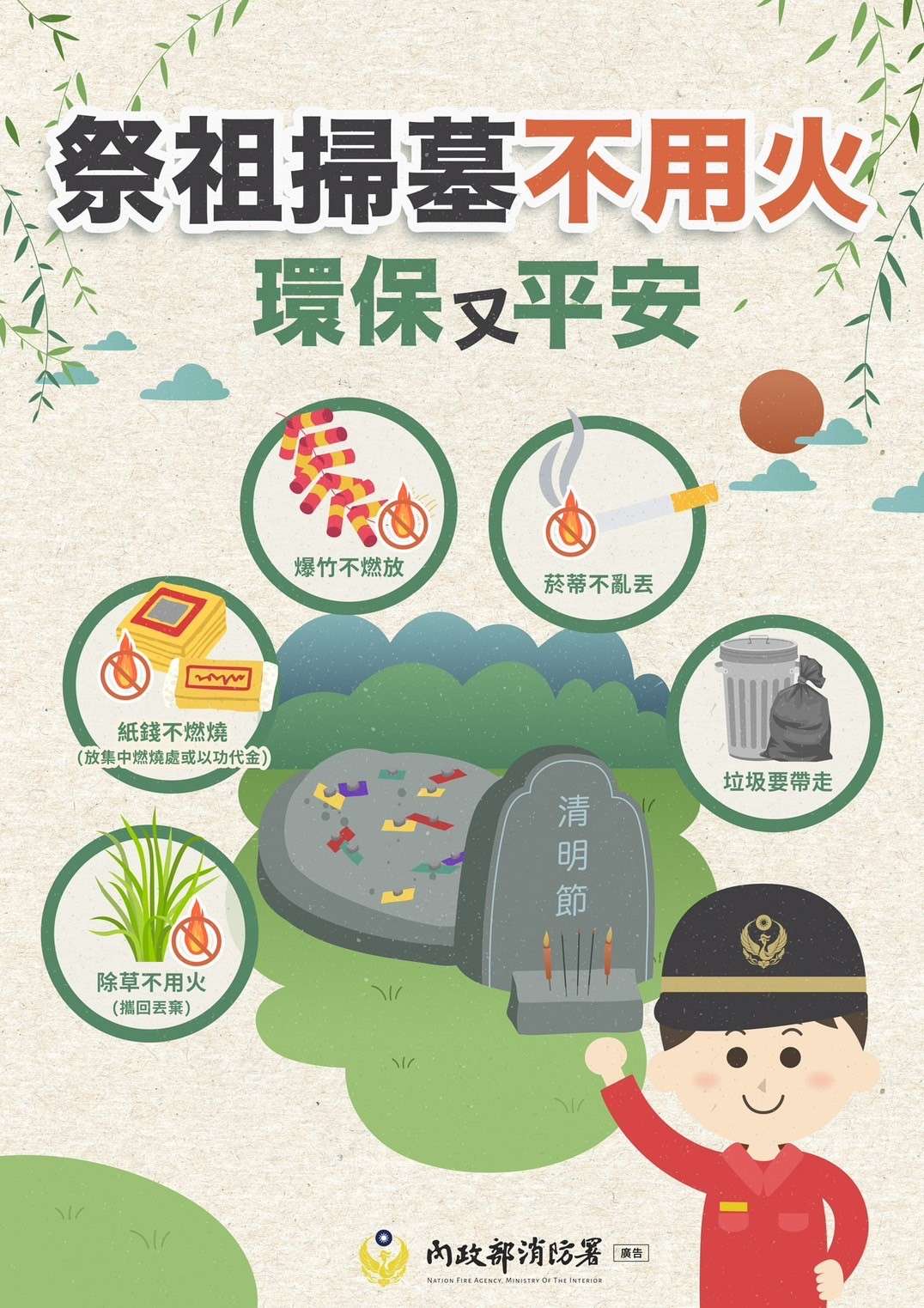 清明將至墓地火警頻傳 消防署籲遵守防火五不一要 d0f93c52 2791 4895 8fbc bcd6241ff31f