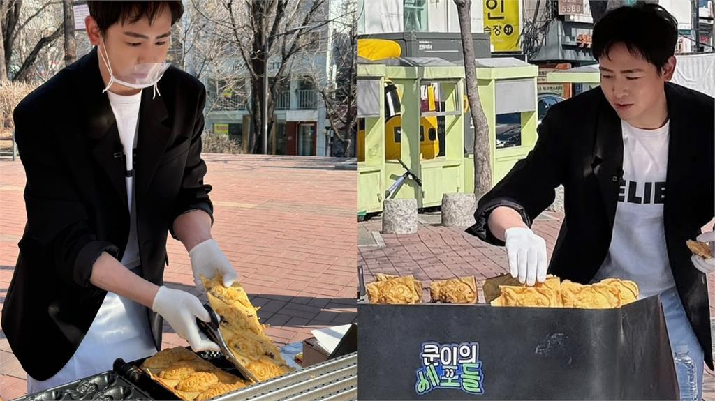 帥老闆路邊賣鯛魚燒 竟是36歲男星