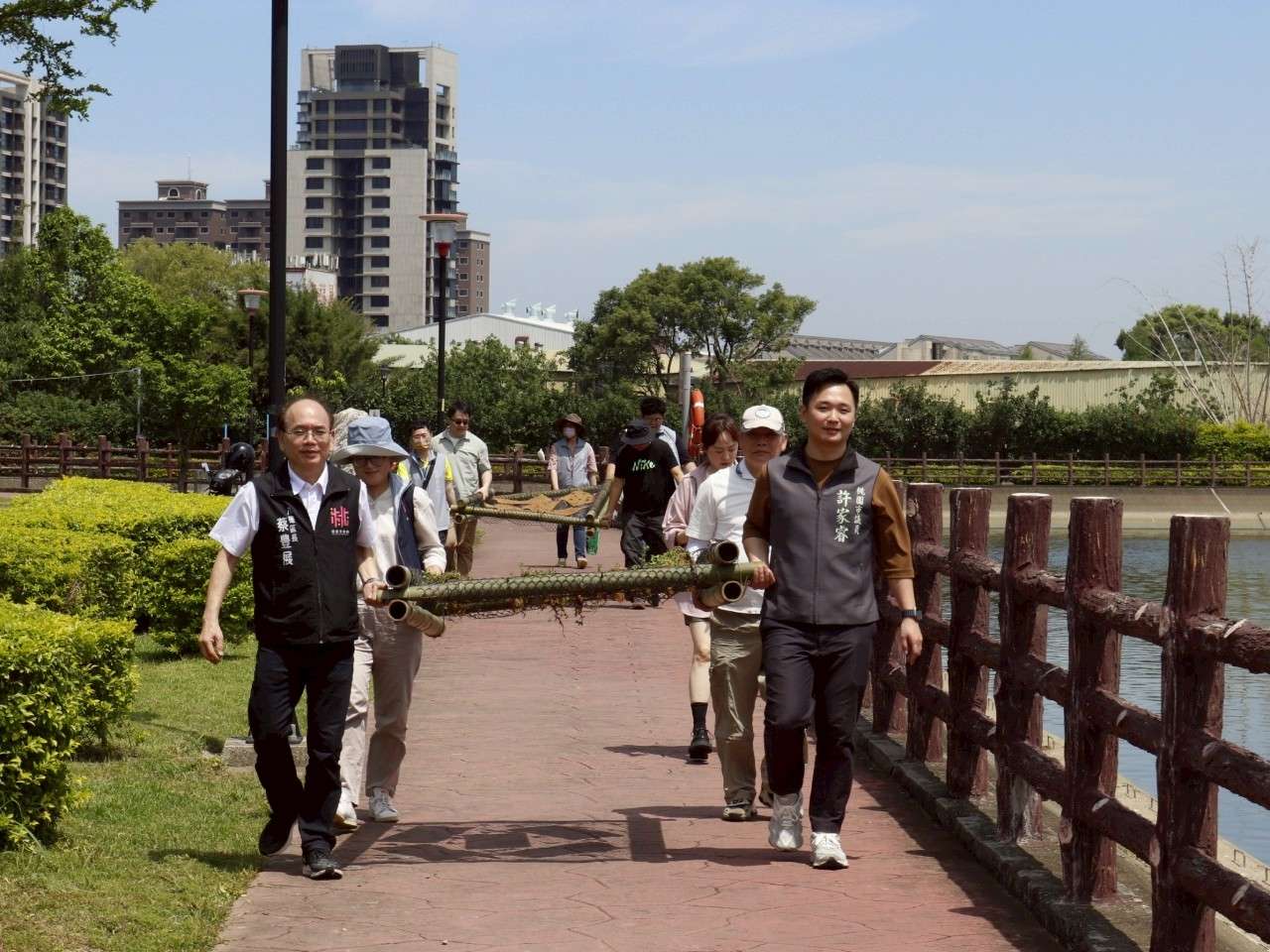 八德區推動埤塘復育 建置生態浮島打造永續棲地 1 10
