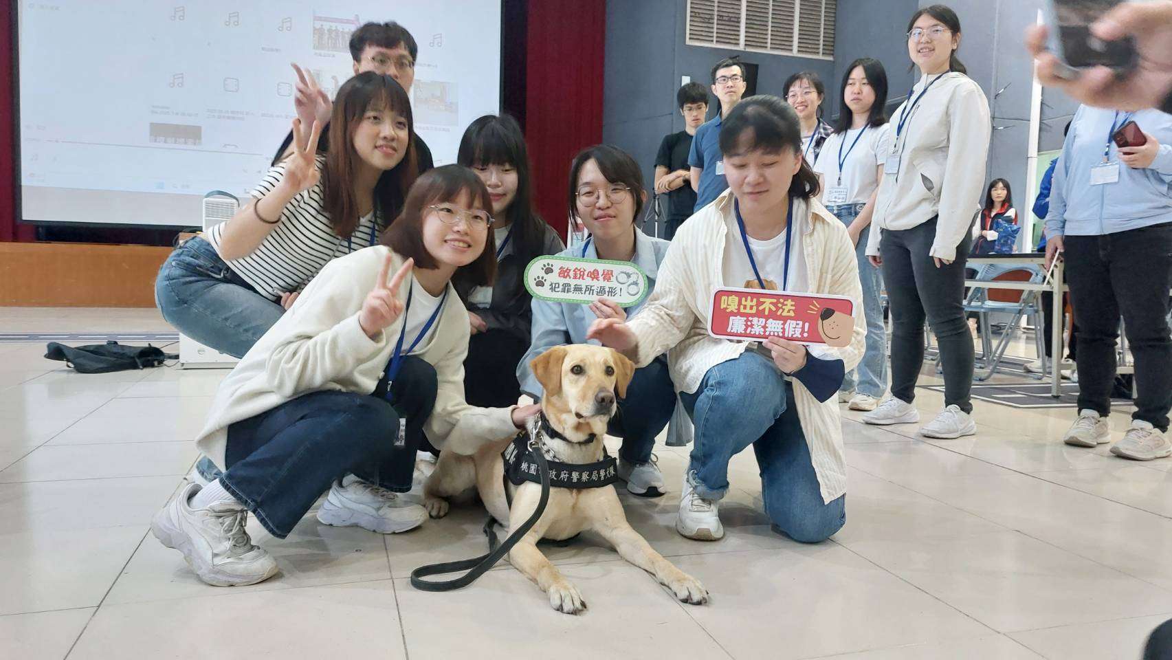 桃市推動廉政教育 警犬隊展演與戰情中心實操吸睛 2140532 0