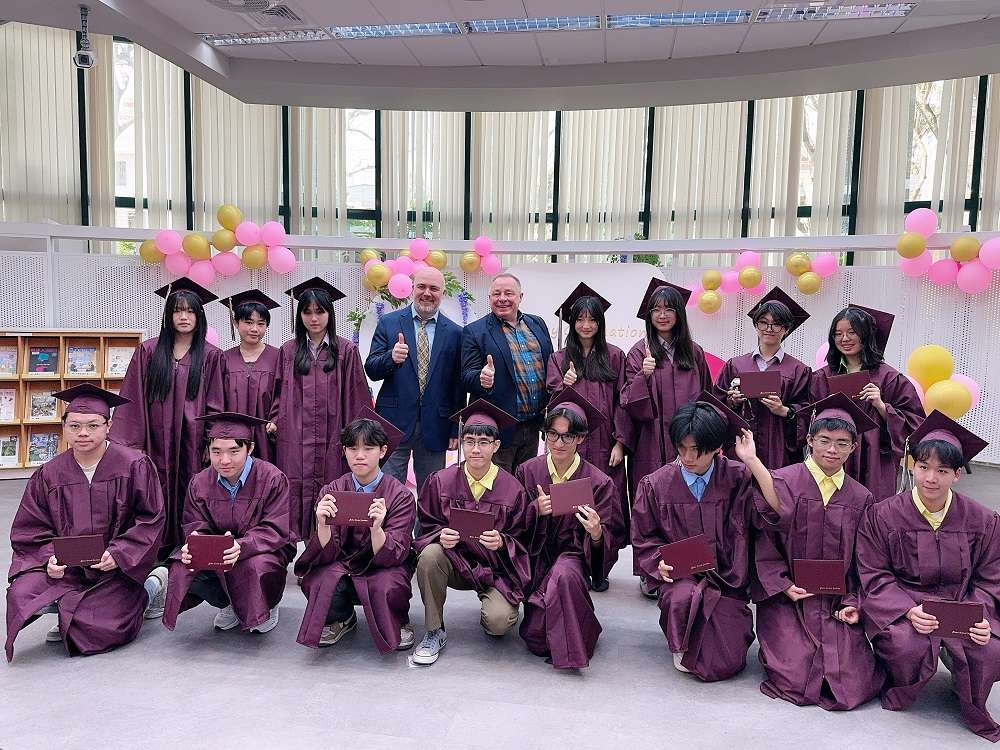 桃市「台美高中雙聯學制」畢業典禮登場 學子曝心得 41