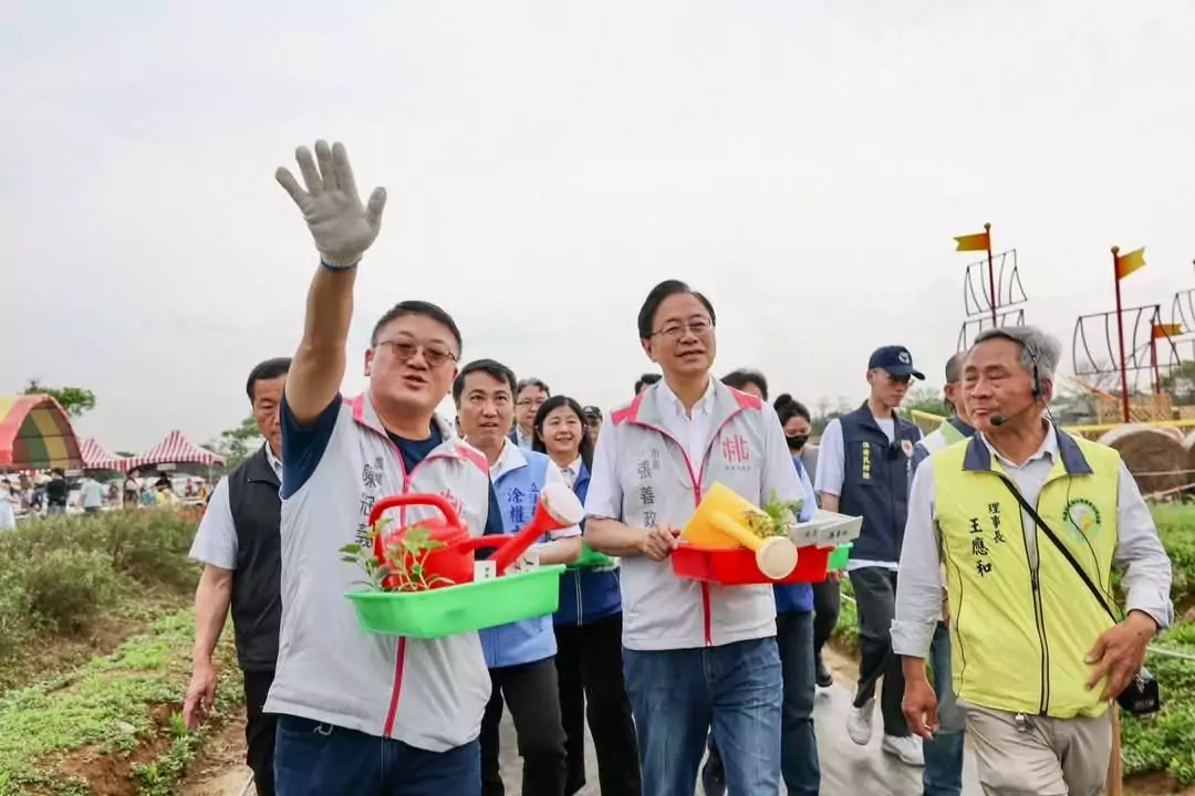 桃園彩色海芋季「西瓜節種植日」熱鬧登場 環保紙農膜落實永續 807295 0