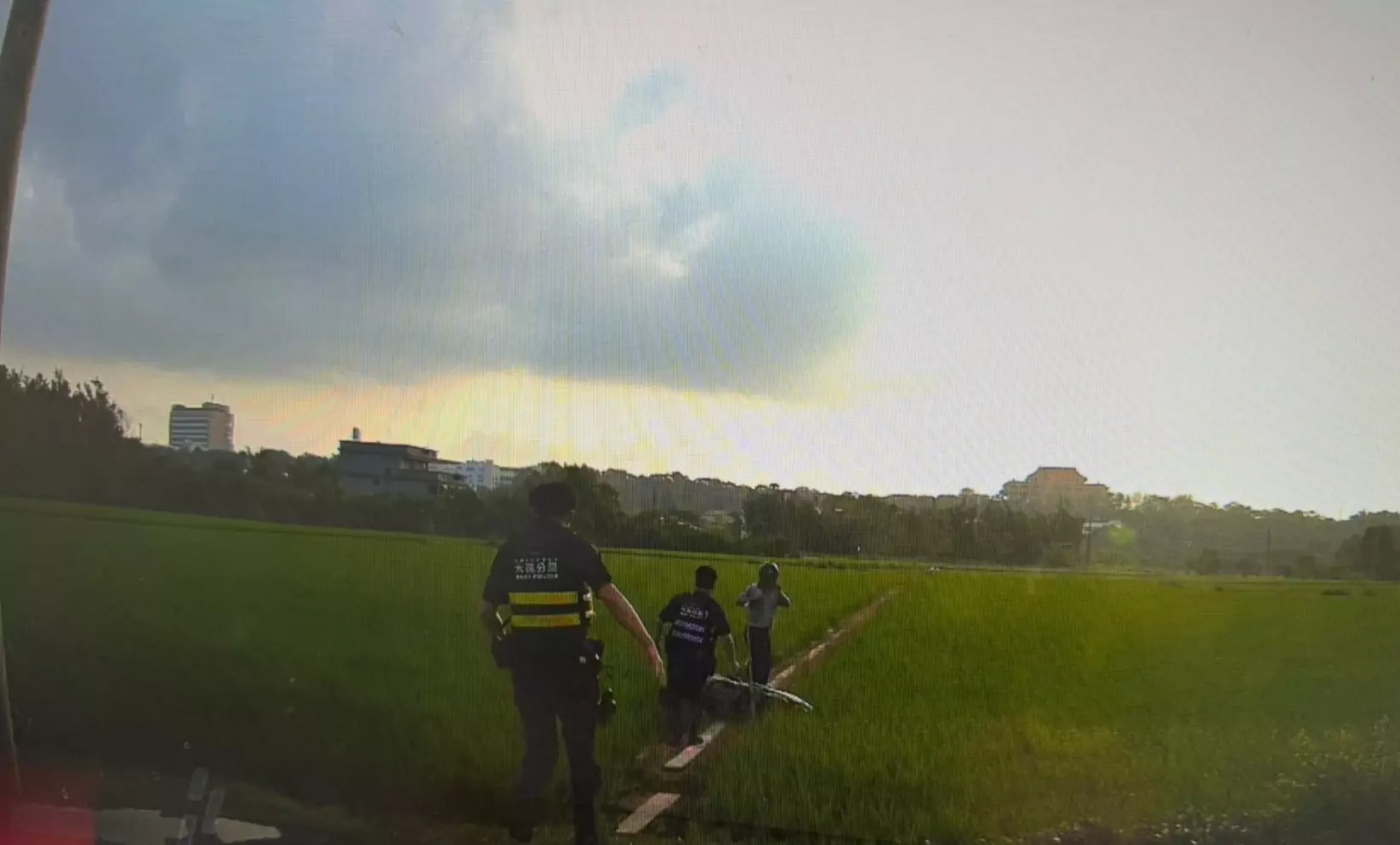 竊盜通緝犯遇警加速逃 下秒「犁田」狼狽落網 S 255623172