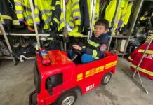 繪畫結合防災教育 桃消大竹分隊邀請親子繪製「最佳逃生計畫圖」