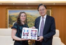 張善政與駐台北以色列代表會面 盼開創更多合作可能