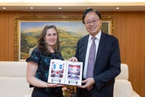 張善政與駐台北以色列代表會面 盼開創更多合作可能