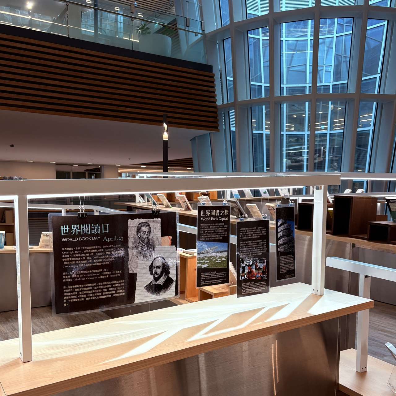 響應4/23世界閱讀日 桃市圖推主題書展 g5f45wd