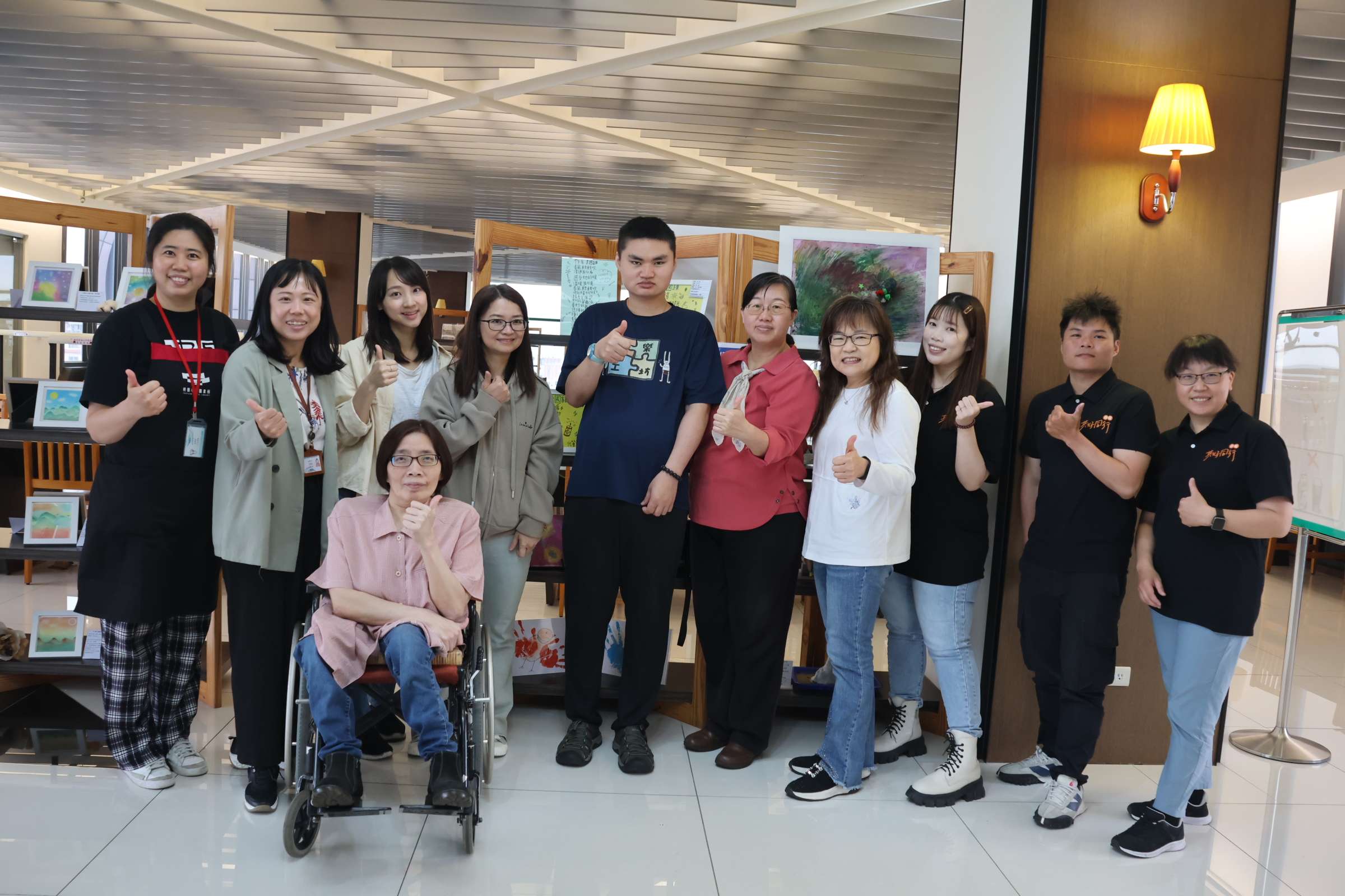 伊甸基金會身障、早療家庭打造藝術饗宴 作品5/1起桃市圖大園分館展出 hwrfwt