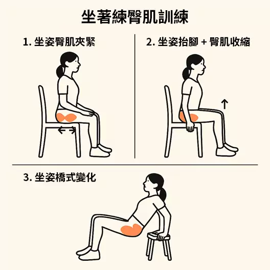 03坐著練臀肌 0