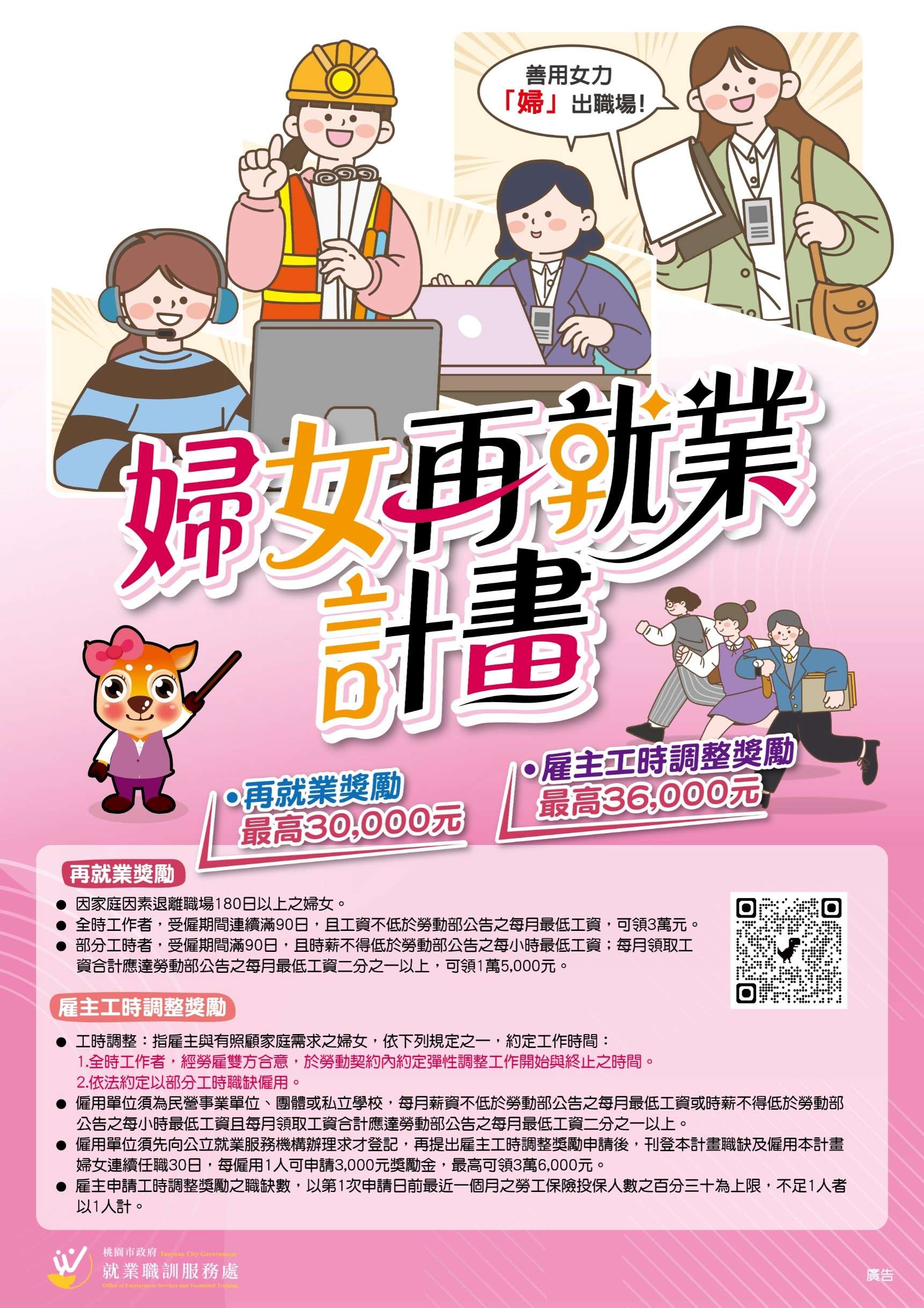 善用女力,「婦」出職場! 11405030001