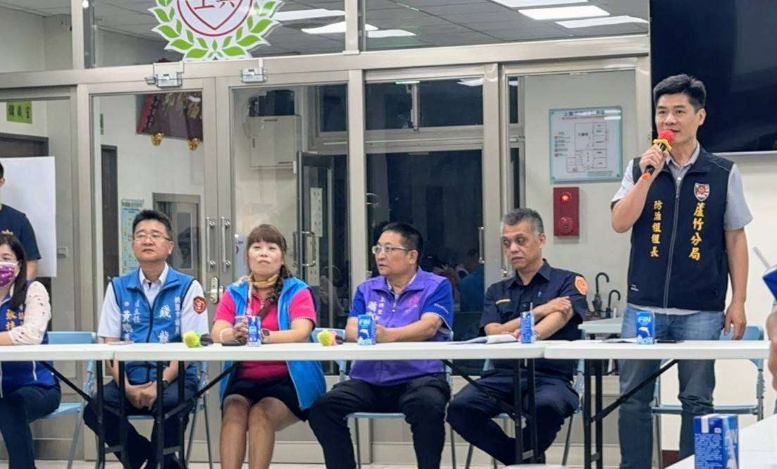 蘆竹警舉辦大竹地區治安會議 宣導反詐騙 624391