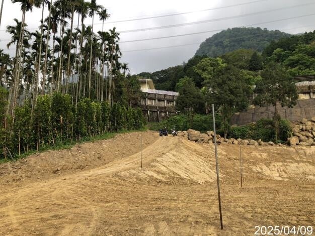 白河關子嶺山坡地違規施工 市府勒令停工開罰