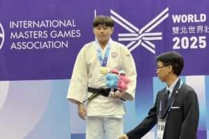 【有片】獎留台灣！中壢巡官連英傑世壯運柔道奪金為國爭光