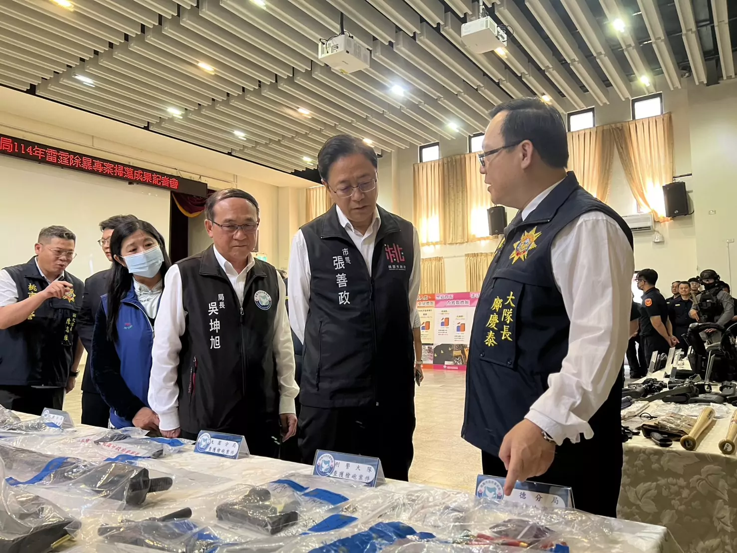 桃園「雷霆除暴」成果曝!吳坤旭:一個犯罪都不會放過 桃園「雷霆除暴」成果曝!吳坤旭:一個犯罪都不會放過
