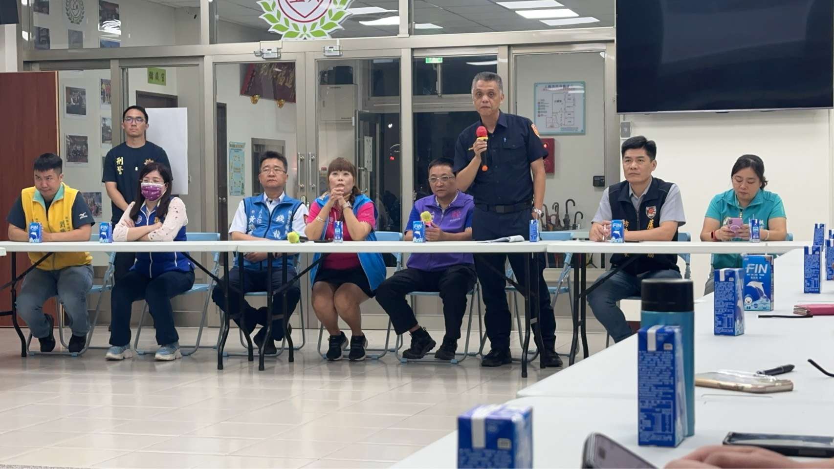 蘆竹警舉辦大竹地區治安會議 宣導反詐騙 S 4850111