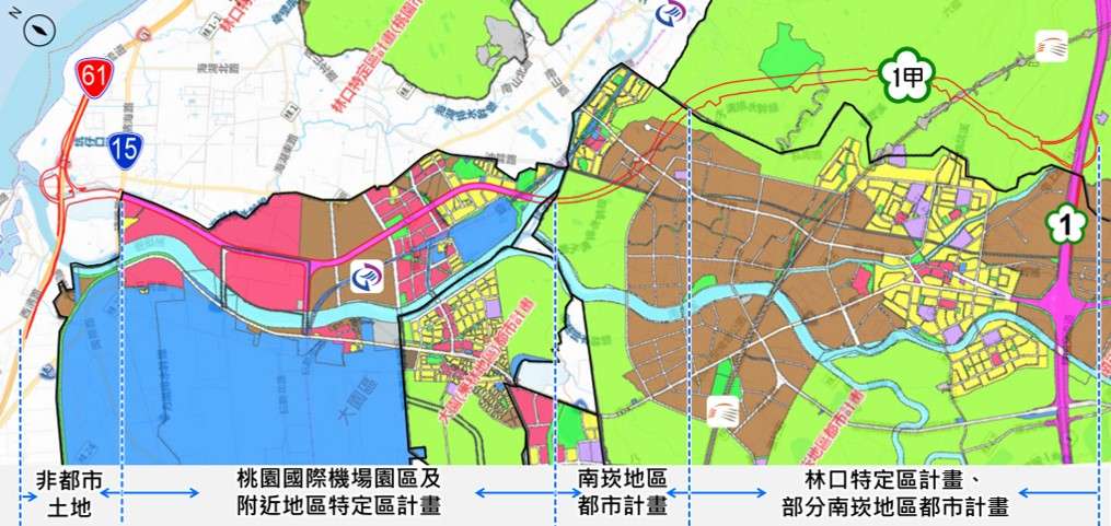國1甲南崁段都市計畫變更獲核定 桃園都發局:促進城市有序發展 S__13689096_0