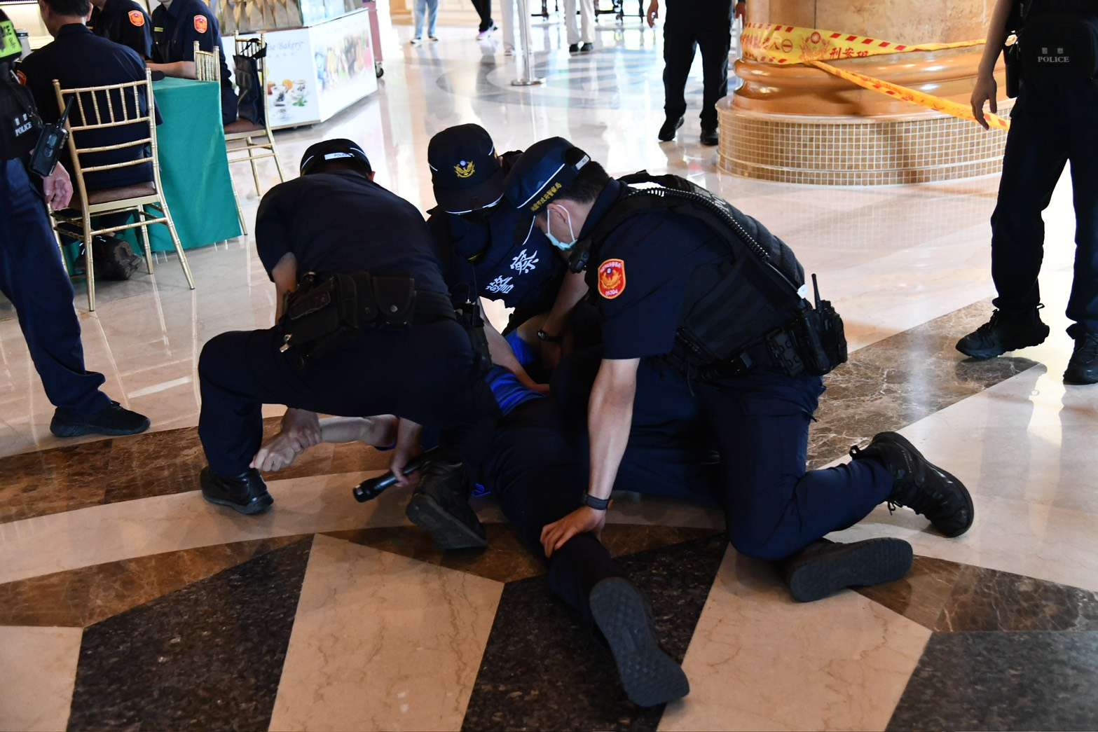 2025世壯運高爾夫球賽事楊梅舉行 桃警辦理演練提升應變能力 S__17367160