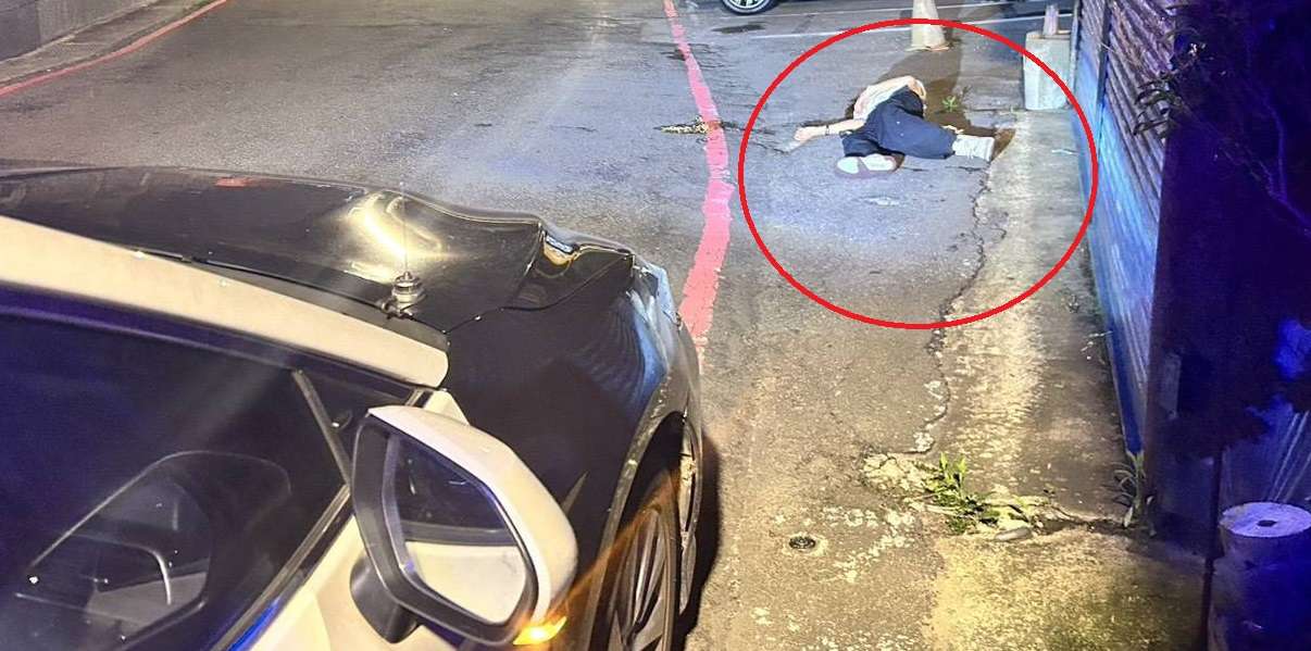 他下車吐完「小黃不見了」 大園警助酒醉男子返家 S__3973215_0_0