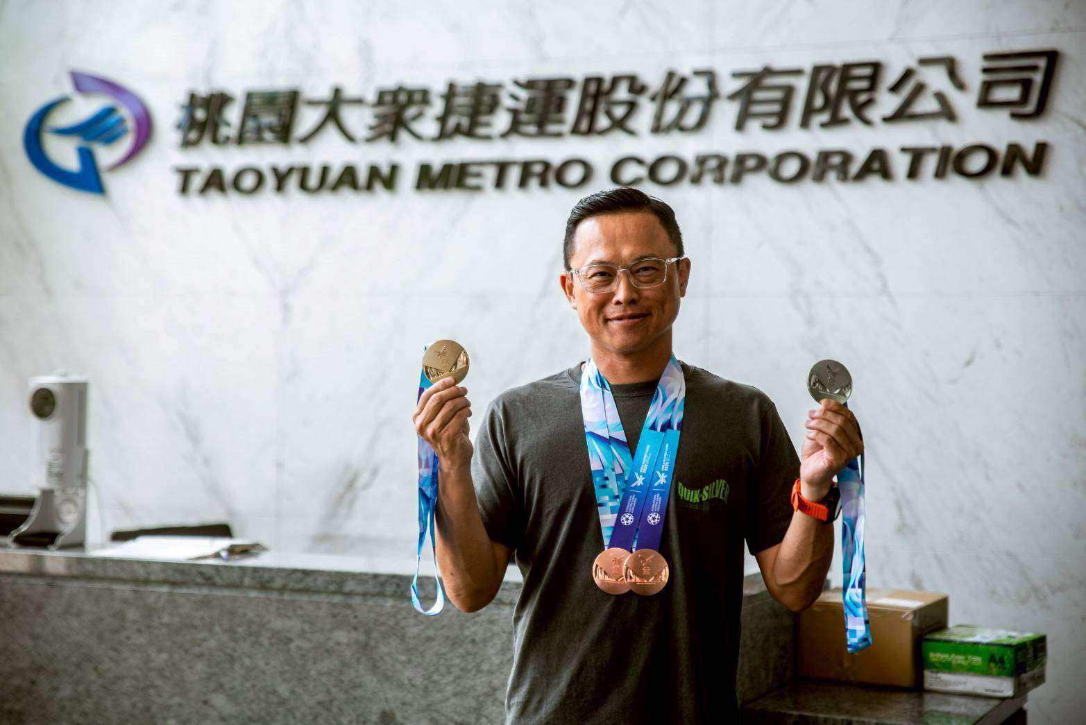 想證明追夢年齡不是問題 桃捷員工張俊傑勇闖世壯運奪4獎牌 職推課程-花藝