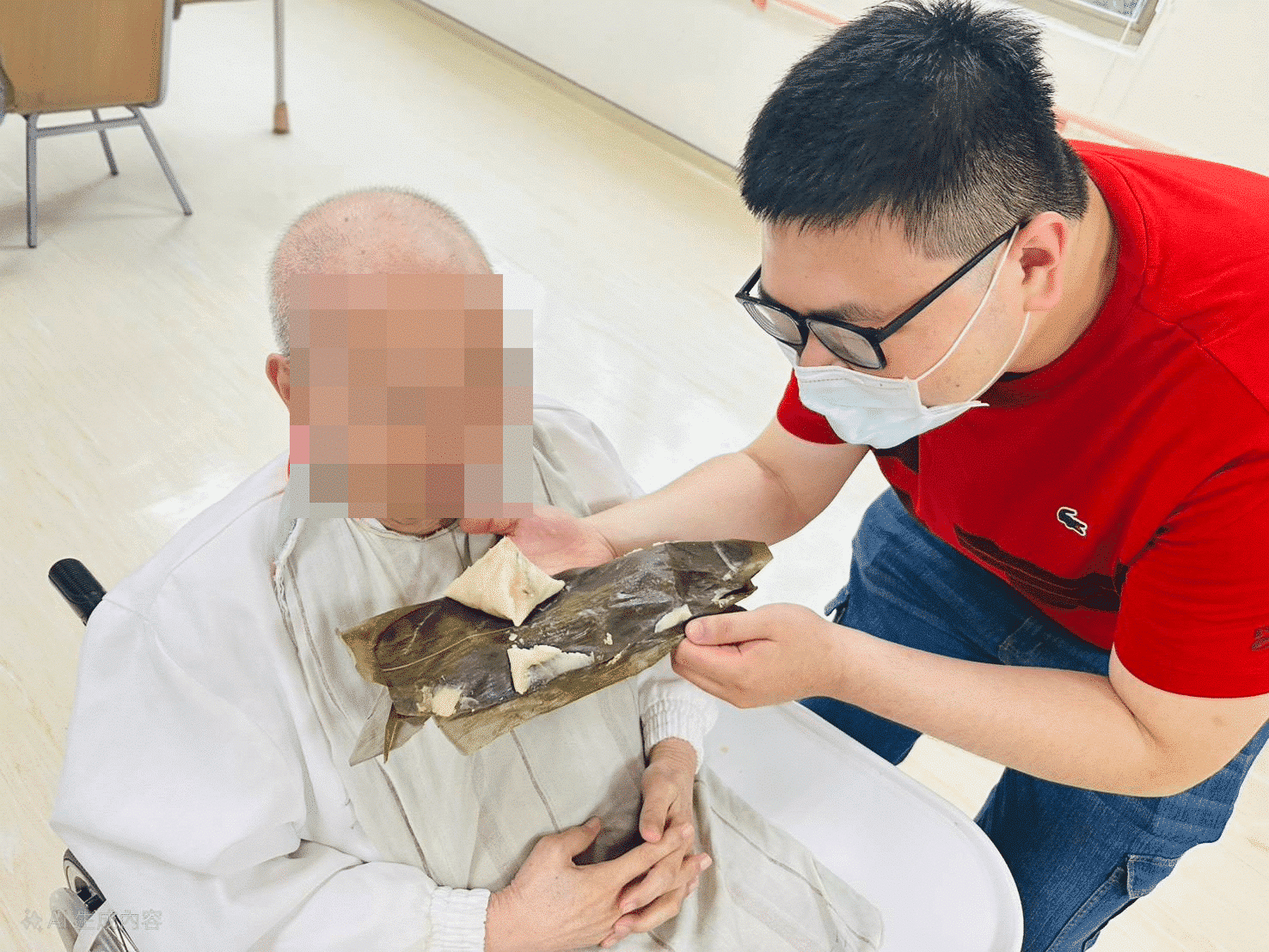 北榮桃園分院護家慶端午 長輩體驗包粽樂趣