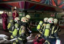 暑期強化第一線救援能力 桃消第四大隊防災演練前進小人國