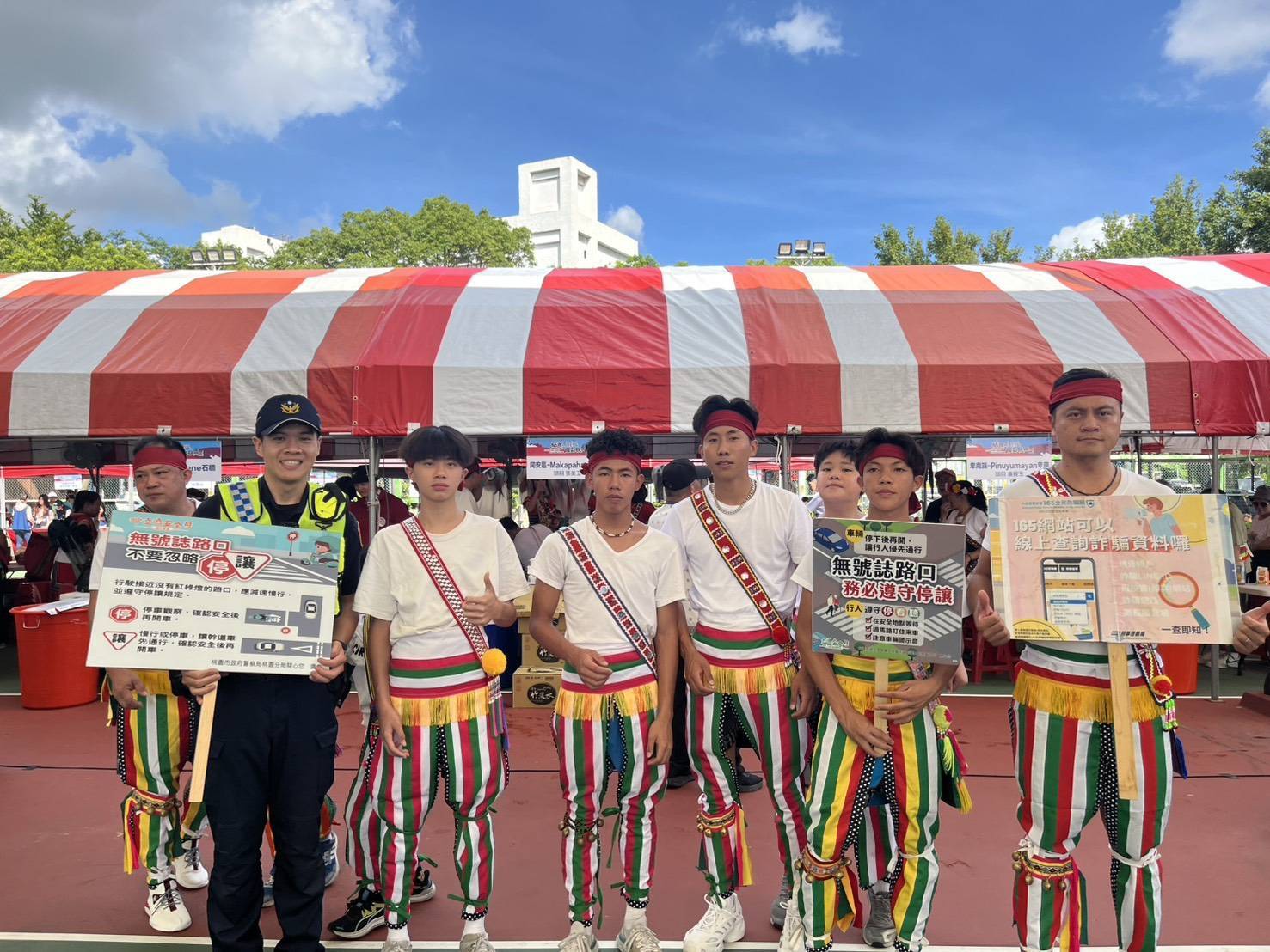 桃園分局前進原民豐年祭活動 籲用路人培養停讓習慣 451190