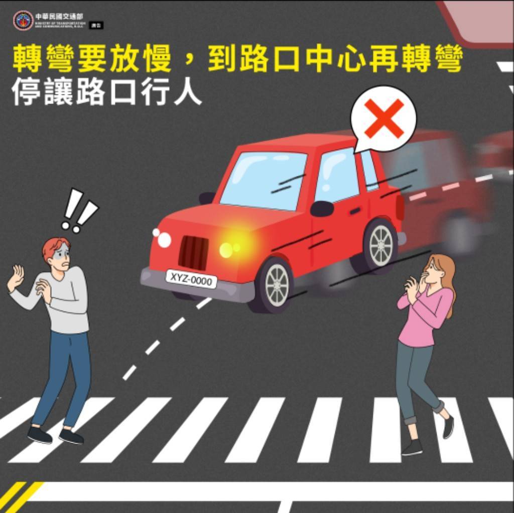 未停讓行人最高罰3.6萬 桃警籲依法駕車保障通行安全 465914