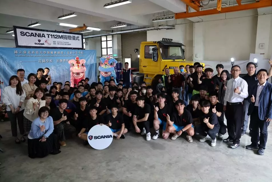 北科附工獲捐贈T112M曳引車 培育優秀技術人力 北科附工獲捐贈T112M曳引車 培育優秀技術人力