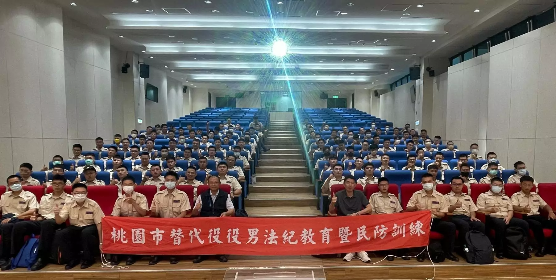 桃園民政局攜手八德防災教育館 舉辦替代役法紀教育暨民防訓練 桃園民政局攜手八德防災教育館 舉辦替代役法紀教育暨民防訓練