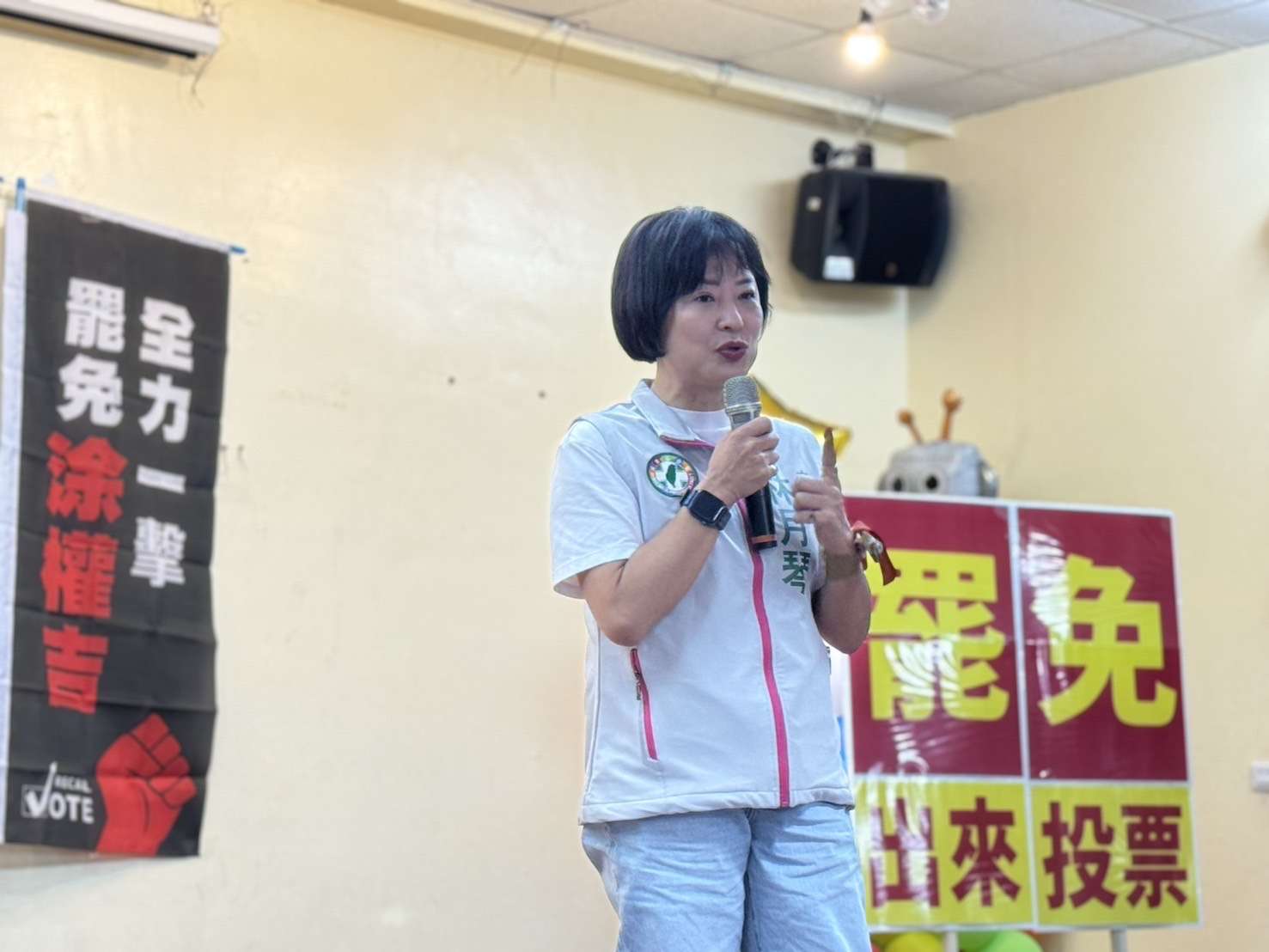 桃園第二選區罷免案邁入第三階段 林月琴籲用選票守護民主 S 103464992