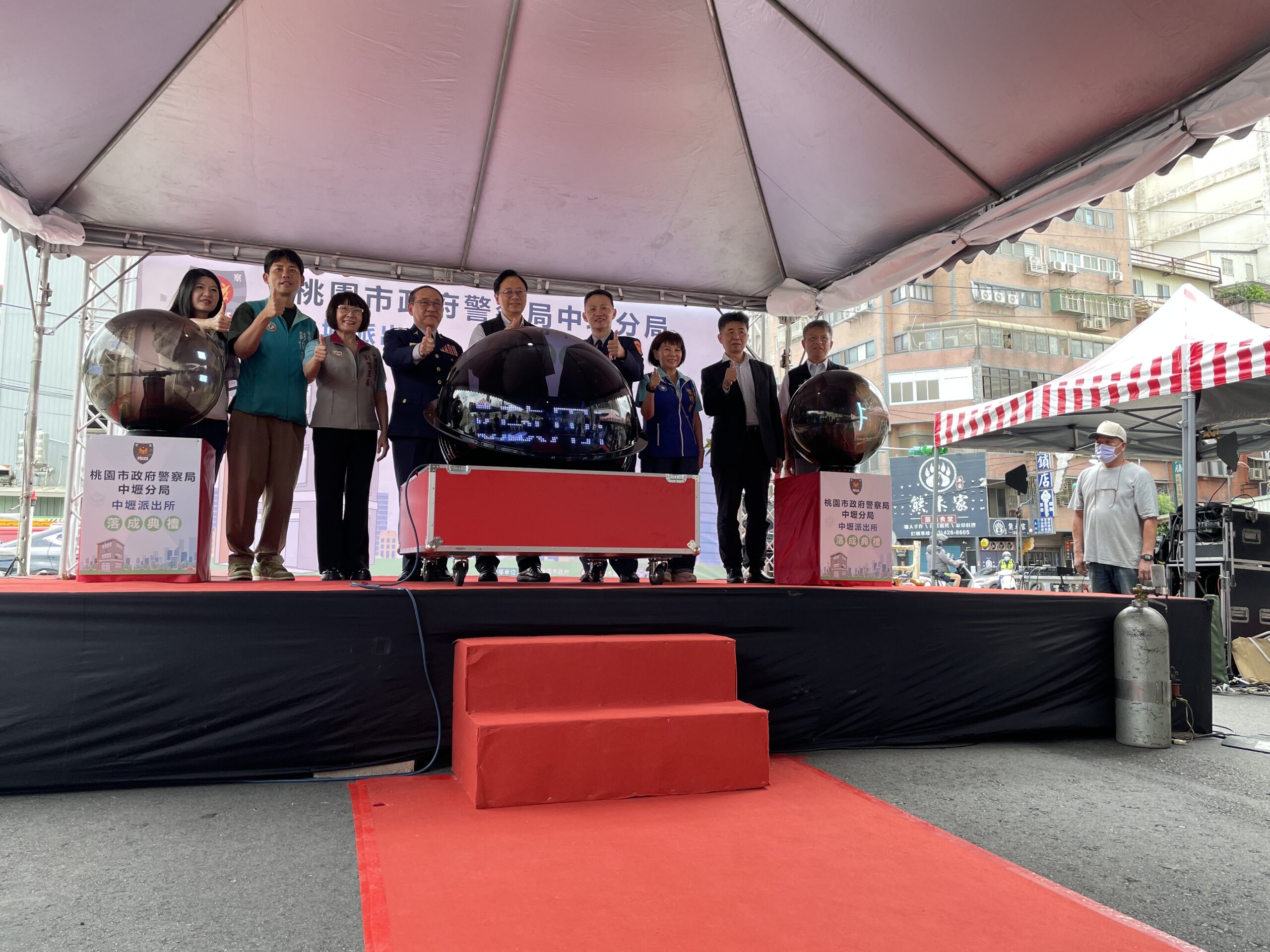 中壢派出所全新辦公廳舍落成啟用 象徵警政設施現代化與社區融合 S 15220749 scaled