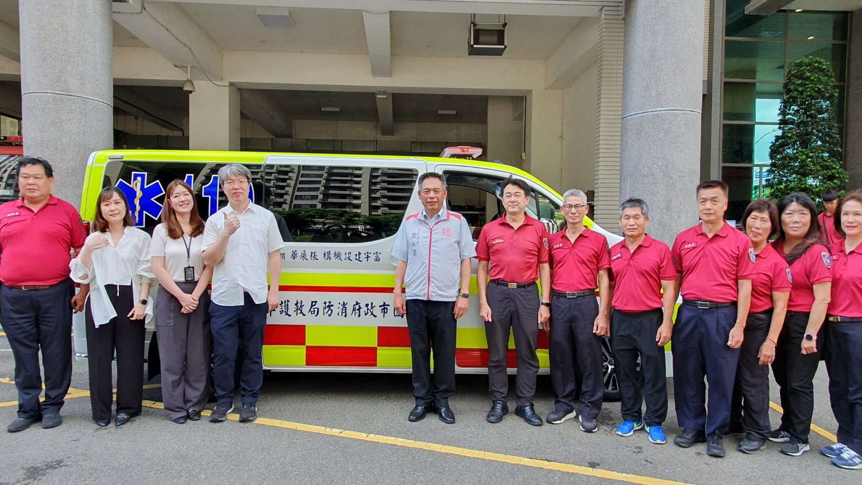 善心企業捐救護車支持桃消 增添桃園救護量能 image_7231937993389400980_0