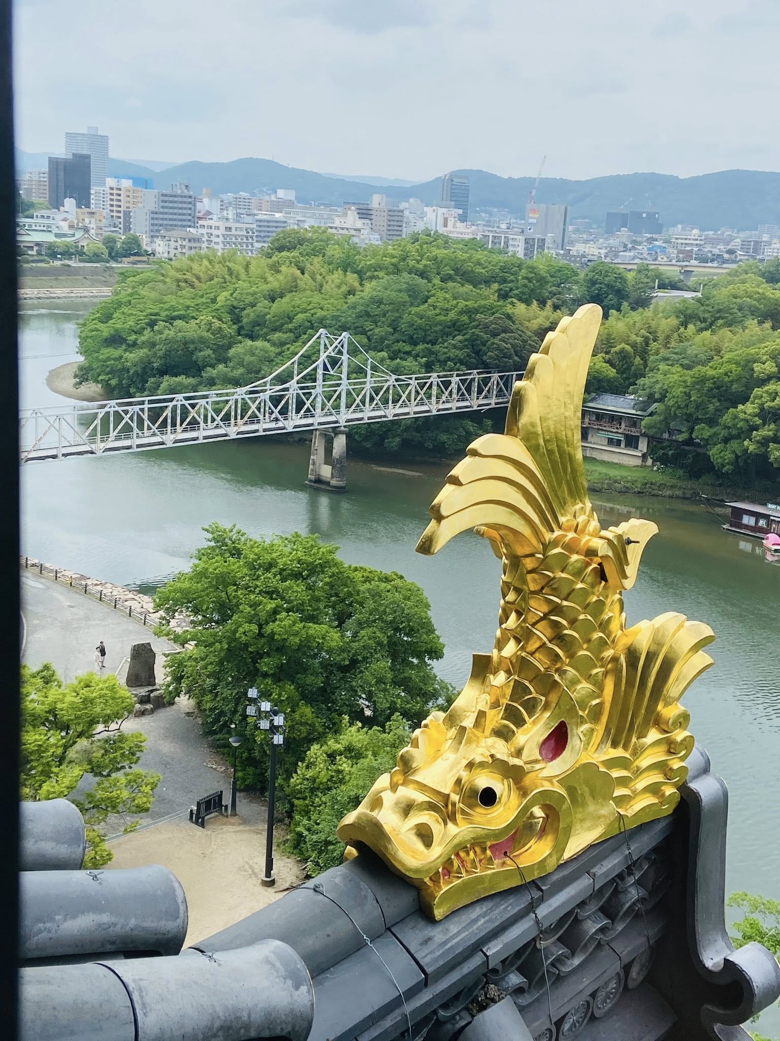 0719副刊圖五天守閣俯瞰旭川與月見橋