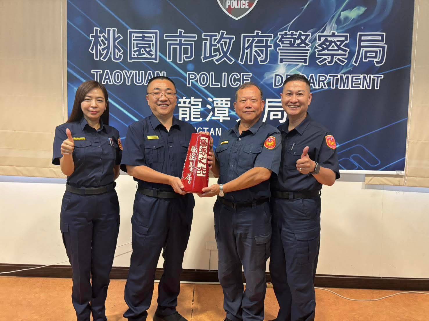 光榮退休!警界楷模蔡坤龍所長告別警徽 41年奉獻令人敬佩 1146236