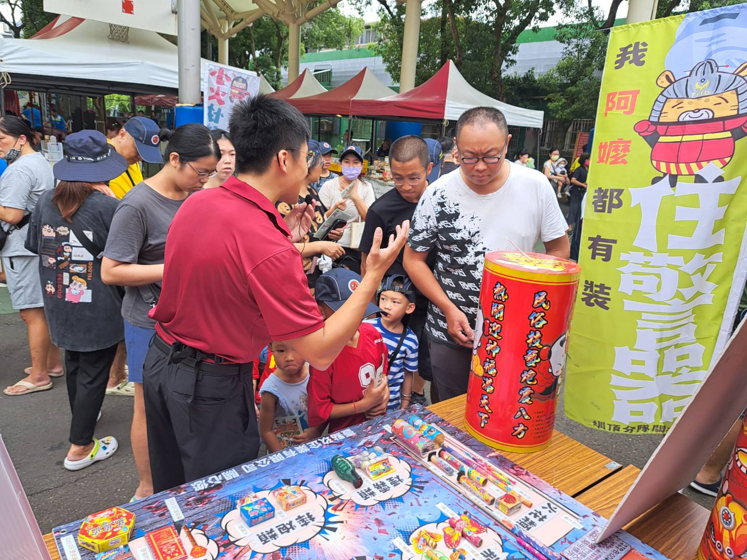迎接大溪人的第二個過年 桃消圳頂分隊提醒爆竹煙火施放注意事項 71207 0