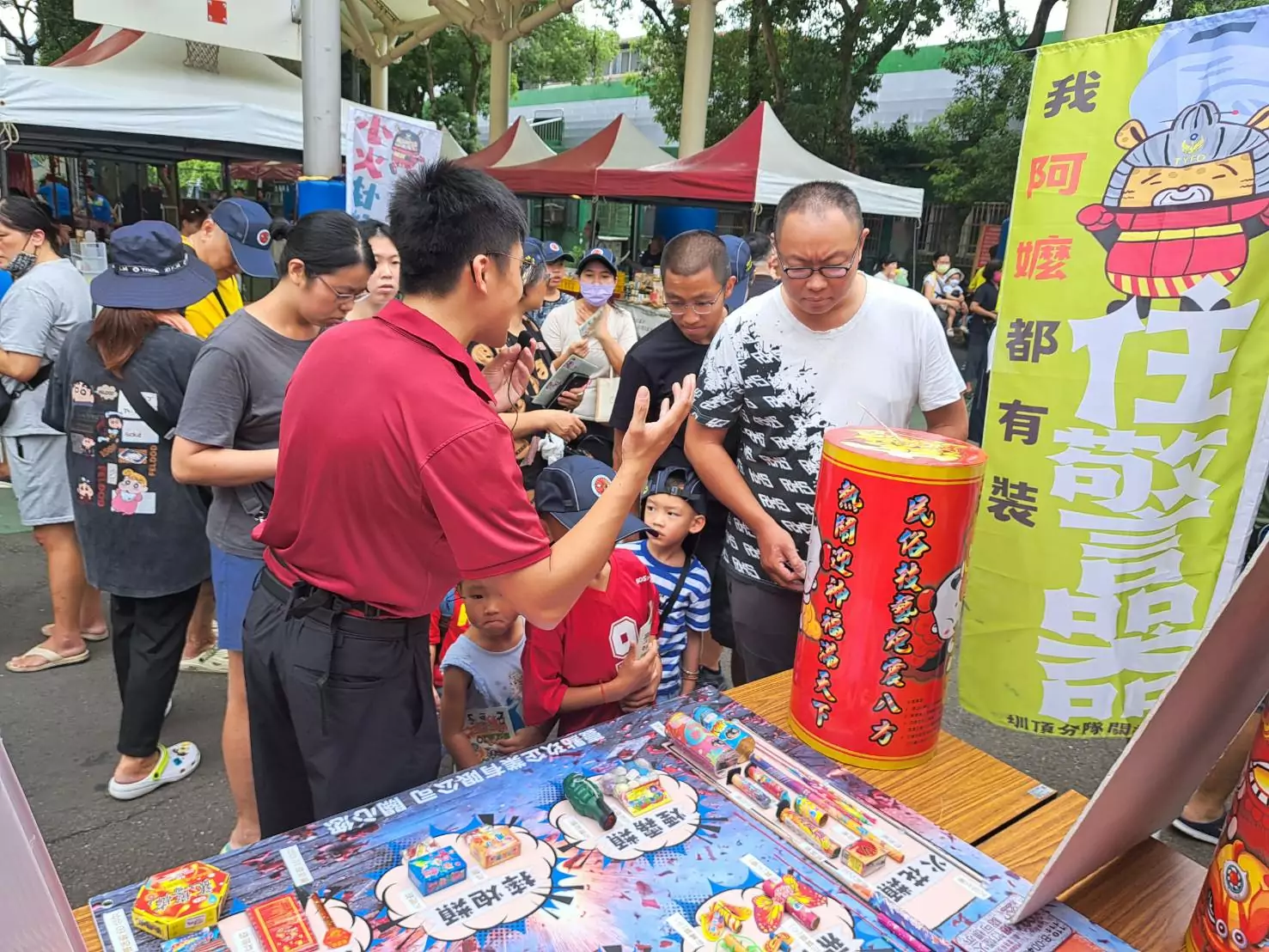 迎接大溪人的第二個過年 桃消圳頂分隊提醒爆竹煙火施放注意事項 71207 0