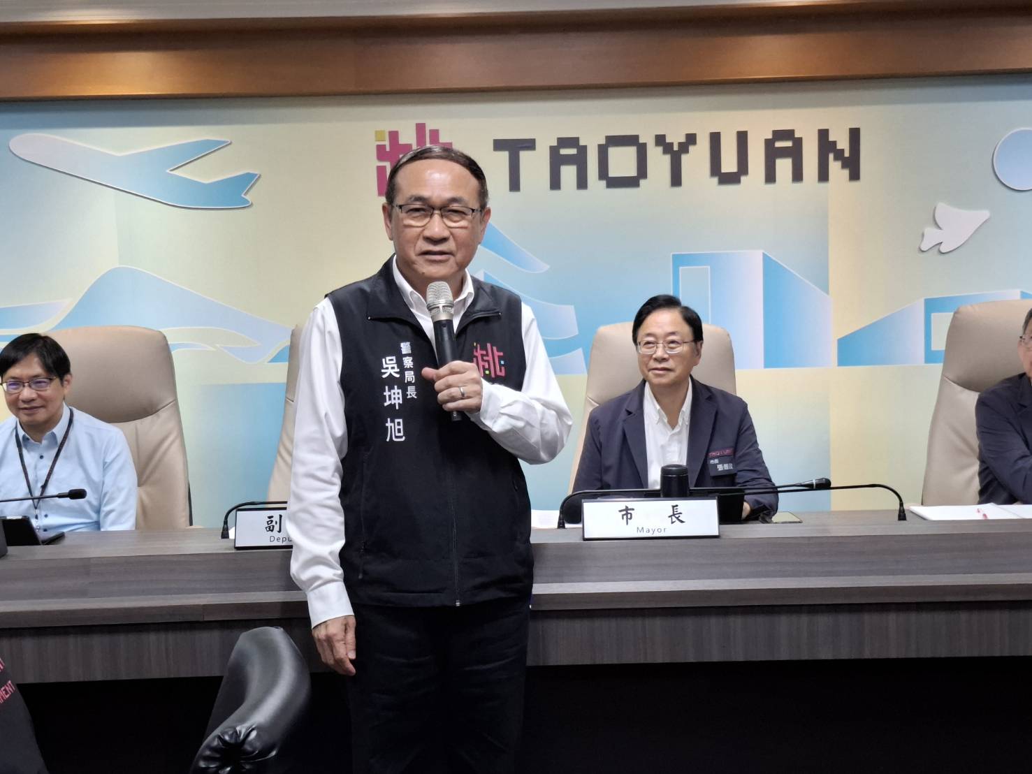 桃園警察局長吳坤旭下周榮退 張善政感謝他對治安貢獻 74001 0