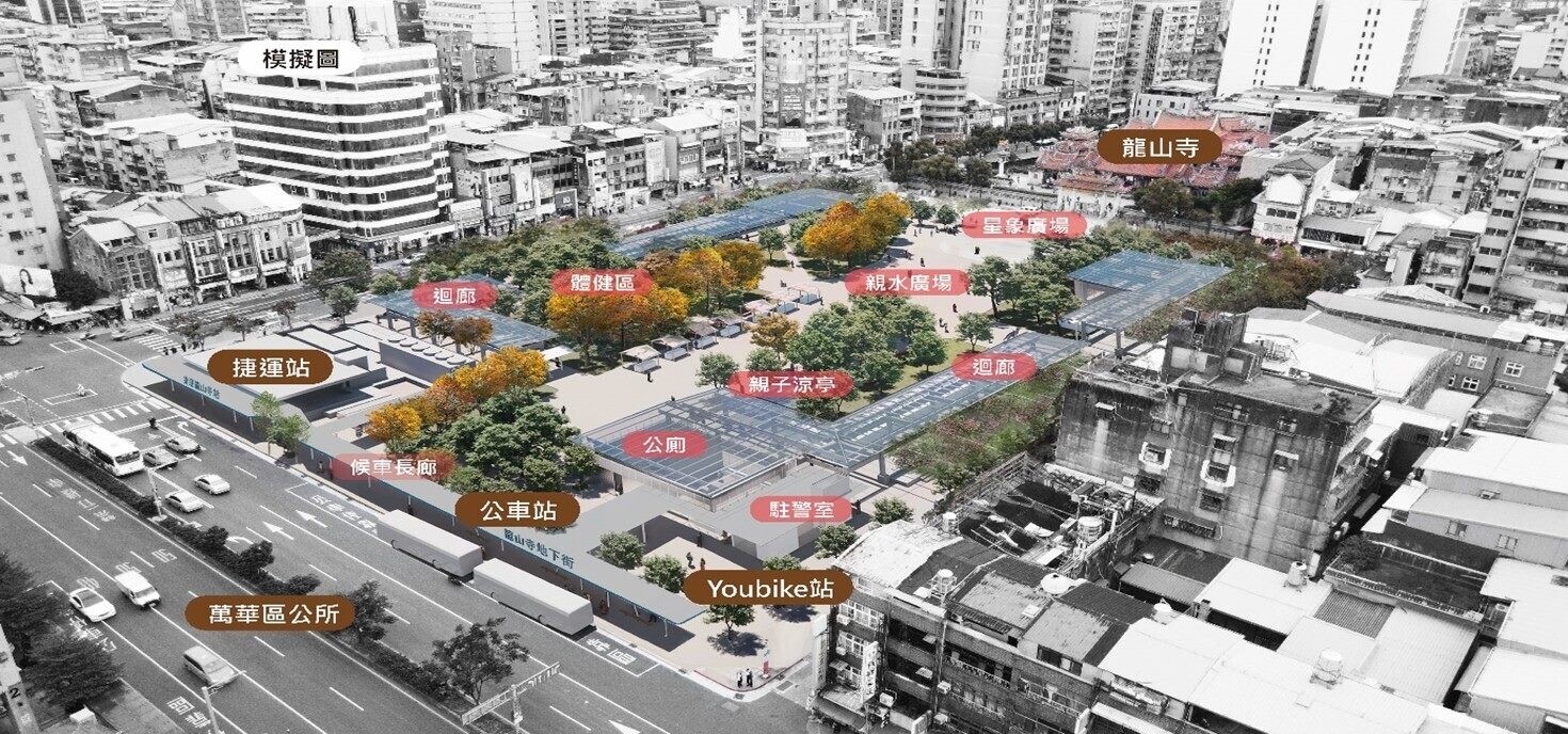 再造西區榮耀!砸2億改善艋舺公園 預計2026年8月完工