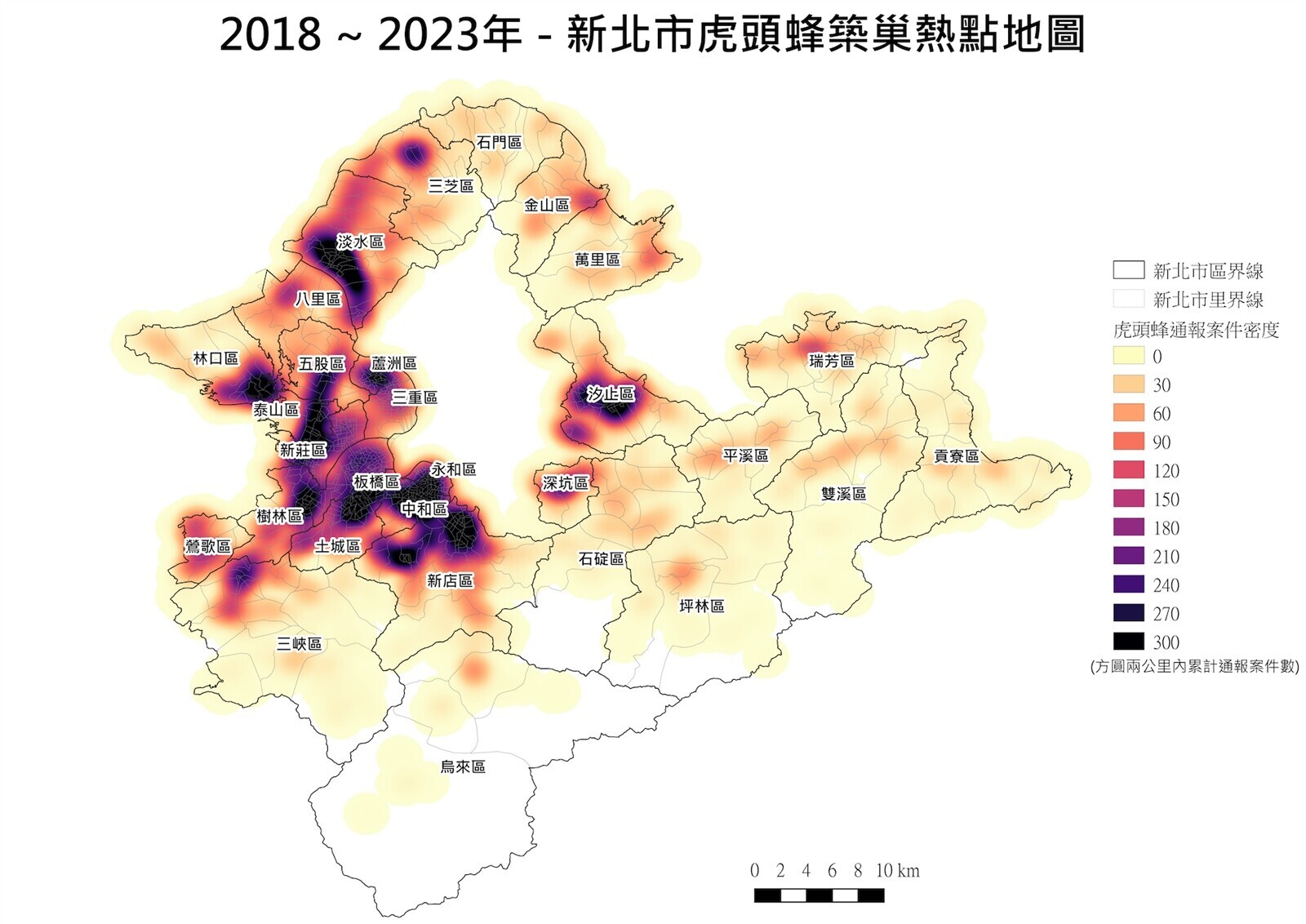 虎頭蜂螫事故多發期 搶看「築巢熱點地圖」防蜂