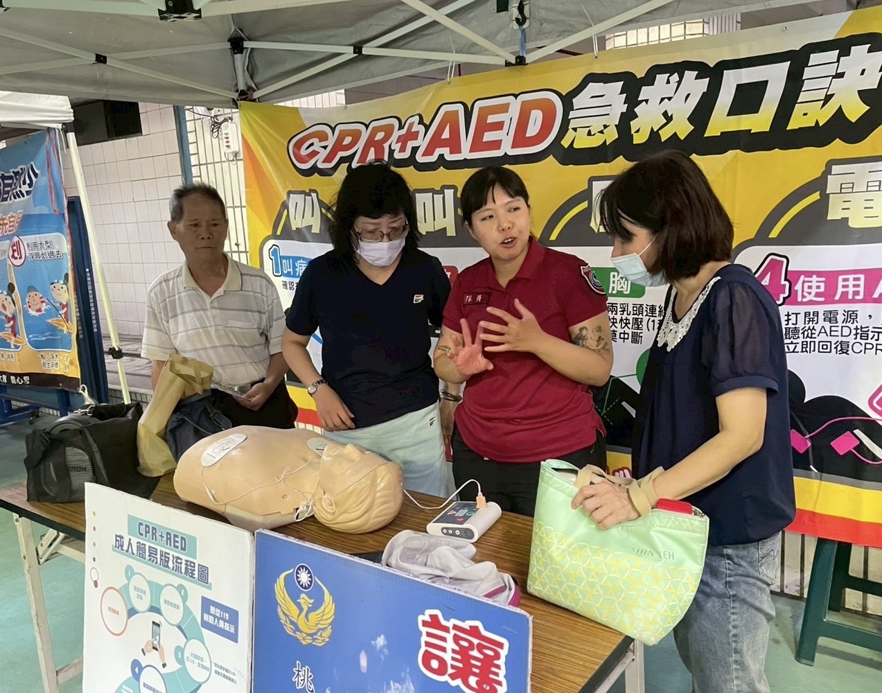 桃消迴龍分隊攜手社區 闖關遊戲強化防災觀念 S 300187686 0