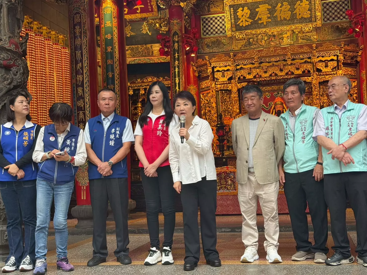 北上挺萬美玲!盧秀燕籲不能讓政治清算得逞 北上挺萬美玲!盧秀燕籲不能讓政治清算得逞