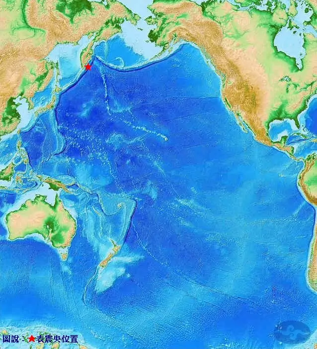俄羅斯外海強震 我國氣象署發布海嘯警訊 Tsu11400503EQ