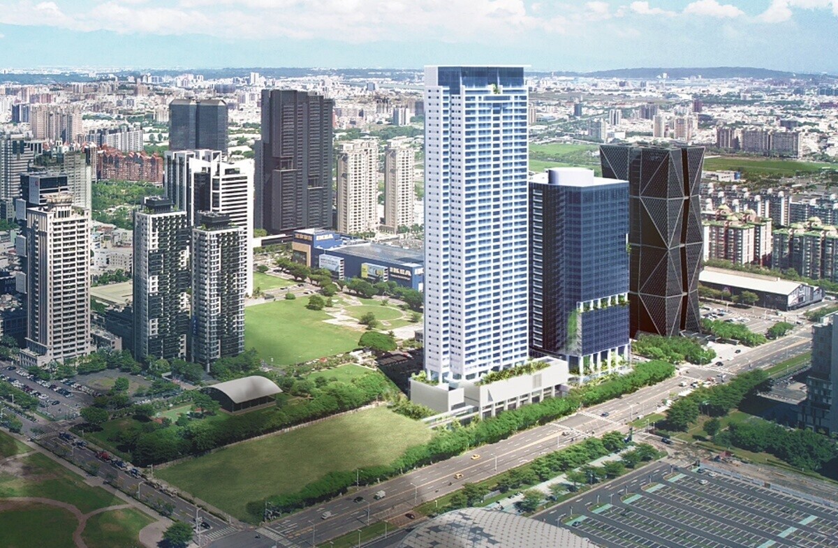 高雄亞灣2.0特貿三都更動土 住宅、商辦、美術館三合一建築地標 水綠共融的人行環境