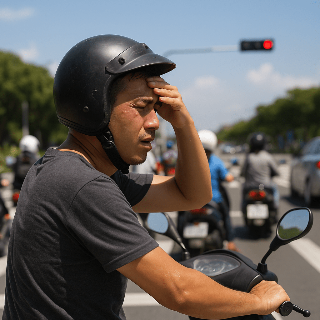 機車騎士熱瘋了!桃園7、8月縮短254處路口紅燈時間