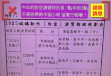 今年防空演習時間特別長?警政署澄清:仍為半小時