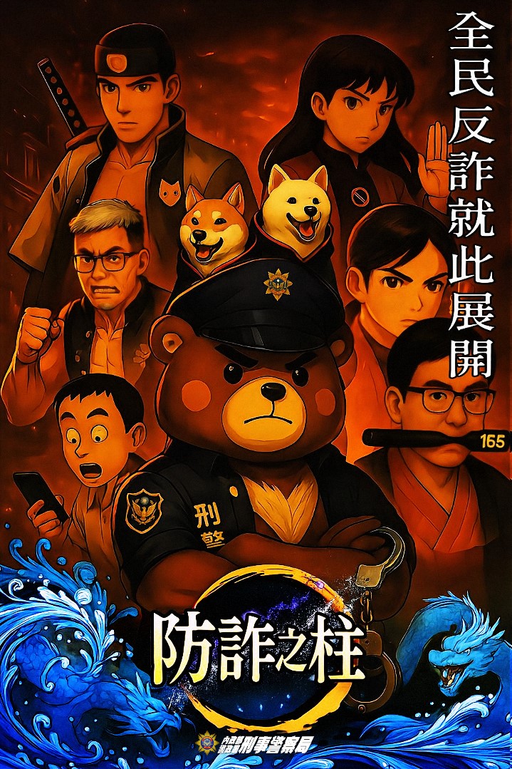 《鬼滅》粉絲誤信「特典海報贈送詐騙」 荷包慘噴20萬 「防詐之駐」宣導圖