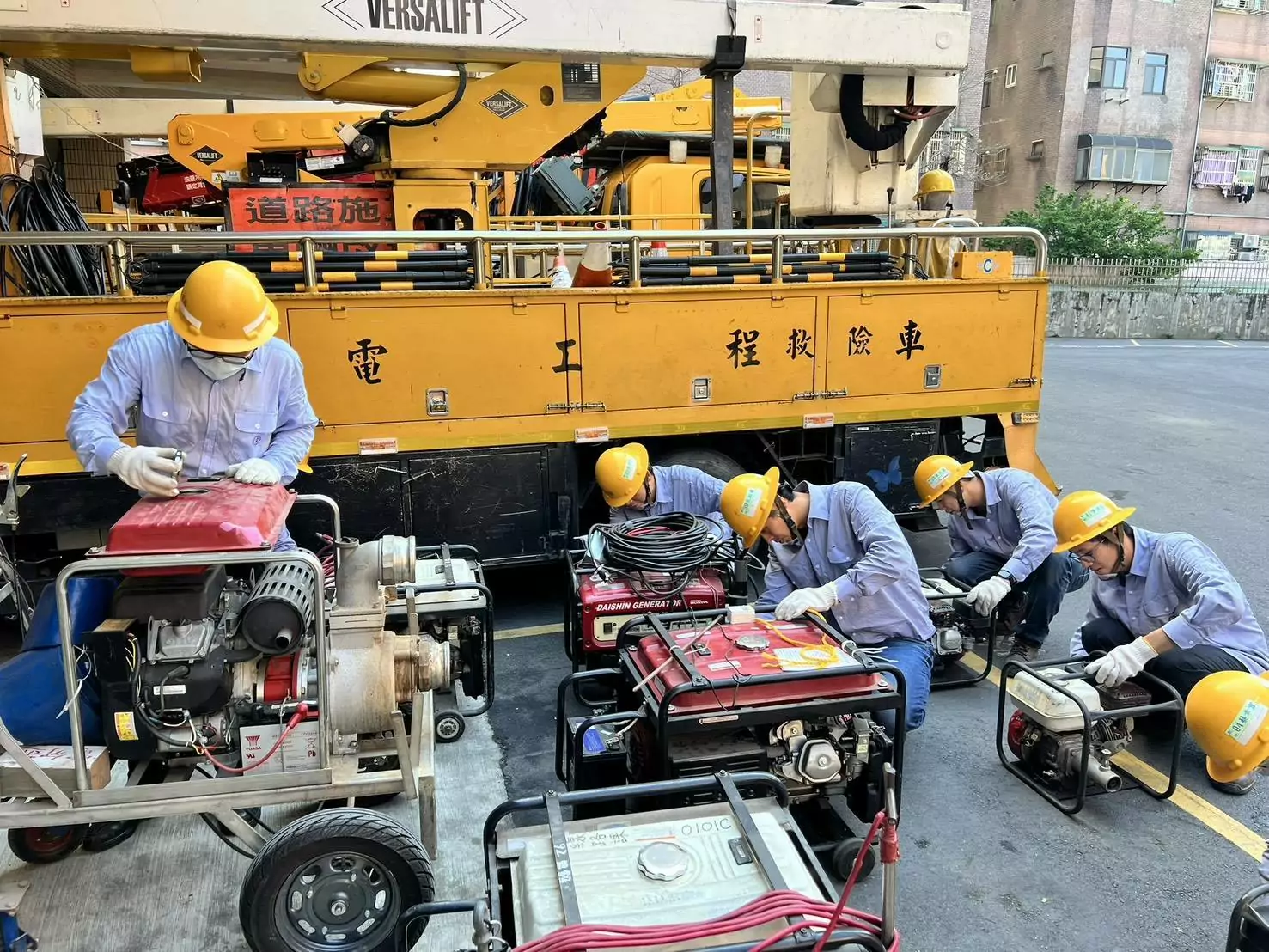 楊柳颱風逼近 台電桃園區處超前部署召開預備會議 楊柳颱風逼近 台電桃園區處超前部署召開預備會議