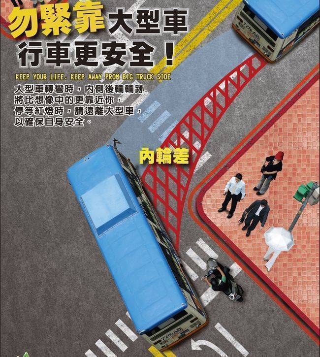 桃園曳引車轉彎掃倒機車騎士 鋼構超出車尾釀擦撞遭罰 540515